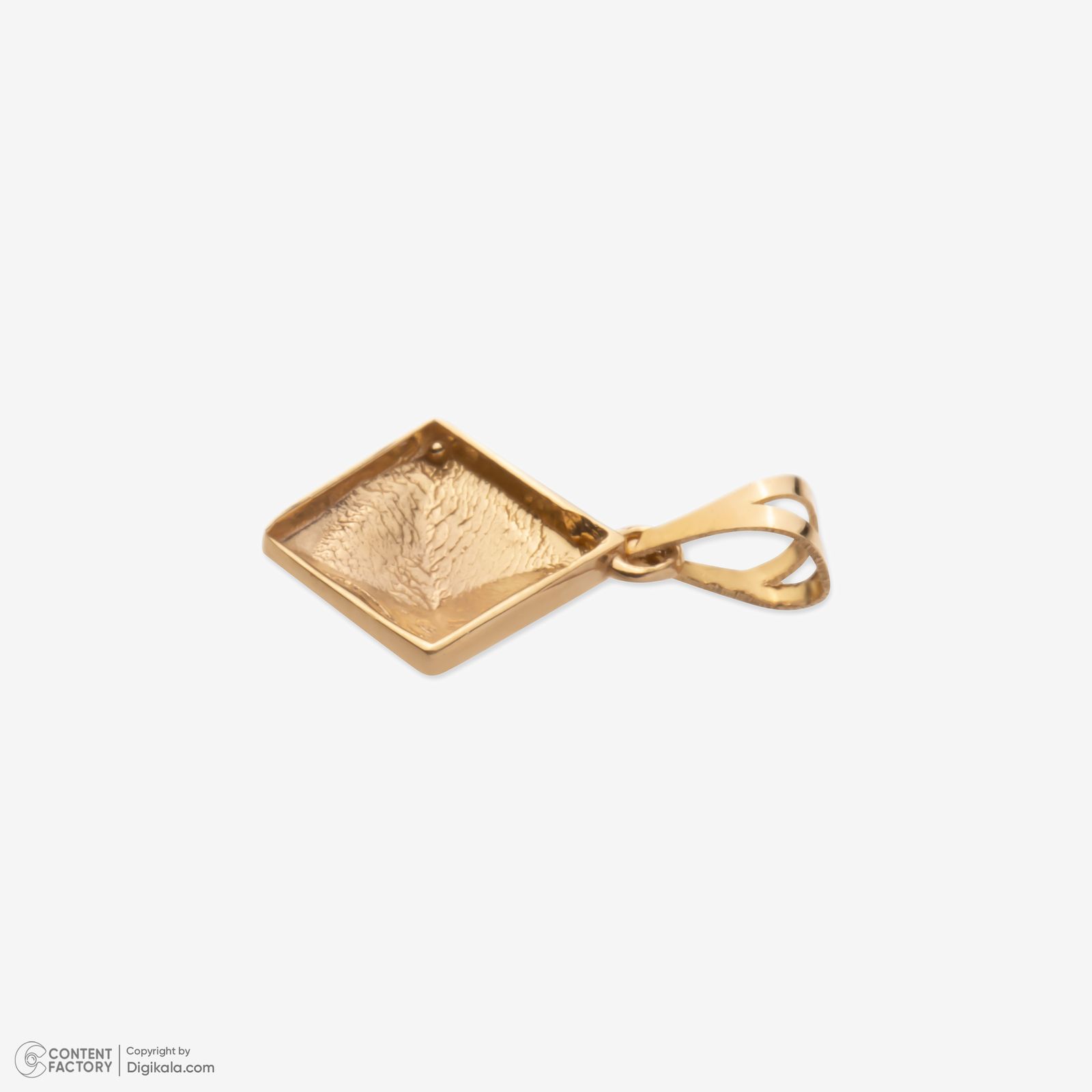 آویز گردنبند طلا 18 عیار زنانه گلدم طرح لوزی کد PE145016 -  - 6
