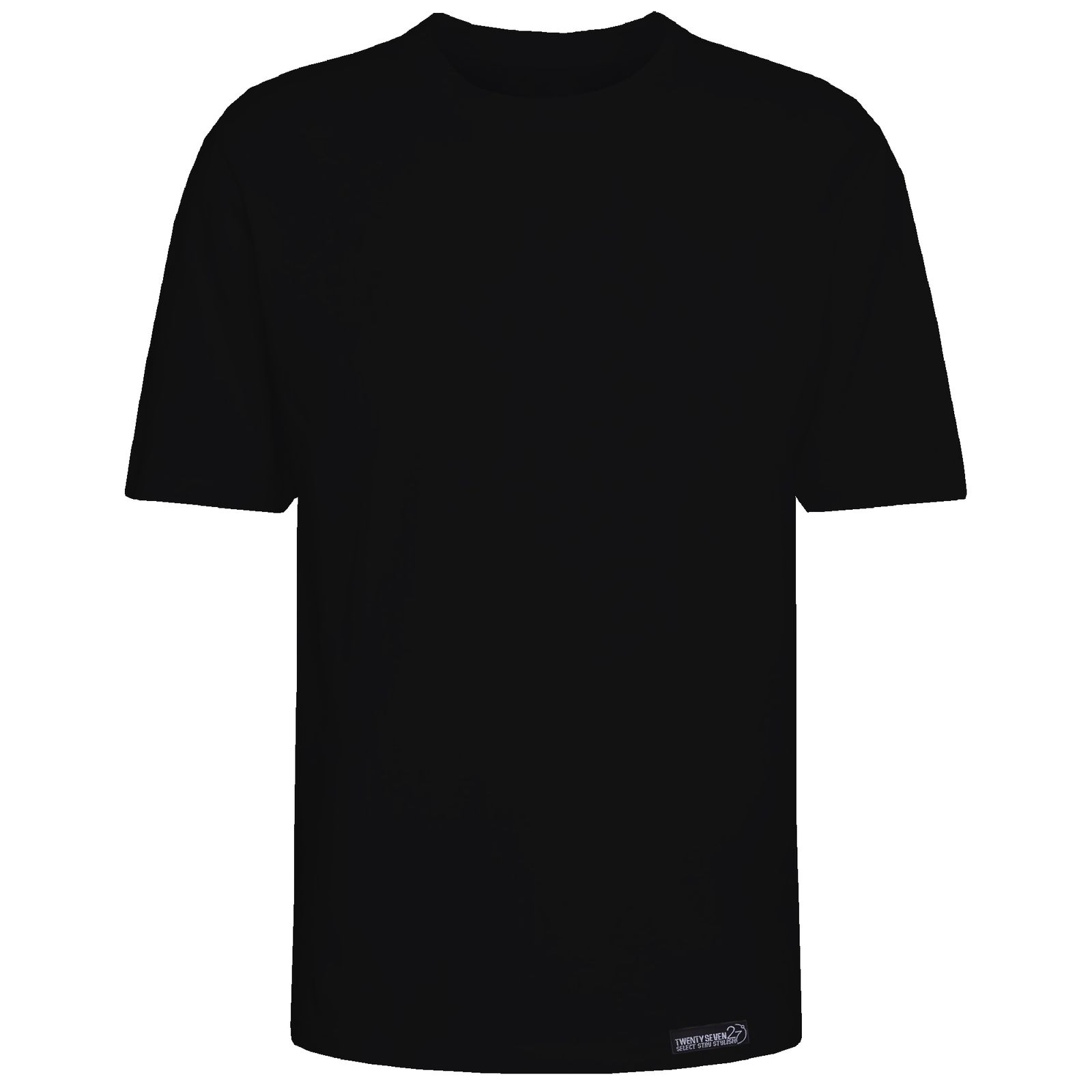 تی شرت آستین کوتاه مردانه 27 مدل simple کد KV319 رنگ مشکی -  - 1