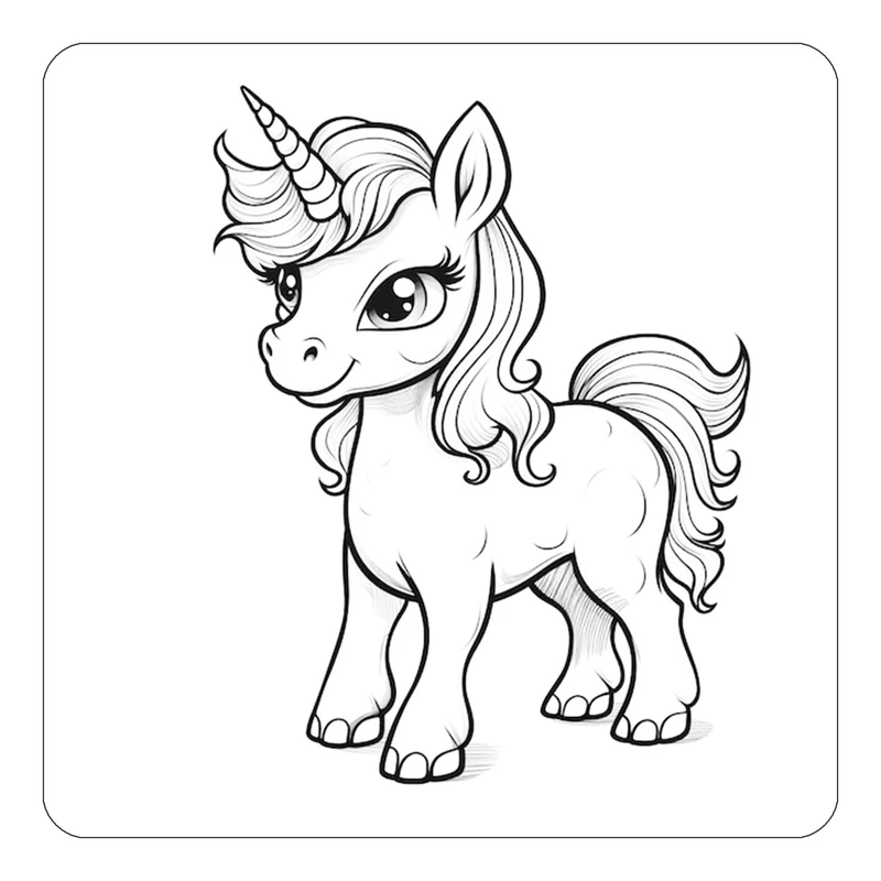 مگنت کاکتی طرح اسب تک شاخ و یونیکورن مدل mp29811