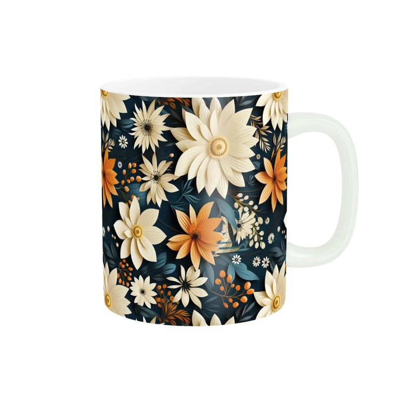 ماگ پاد آفرین مدل گل کد DKC756