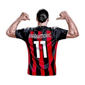 برچسب لپ تاپ پویا مارکت طرح ابراهیمویچ کد 2646