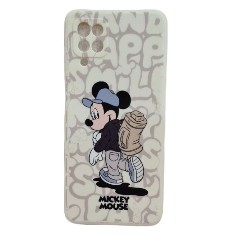 کاور مدل سیلیکونی طرح میکی موس کد 618 مناسب برای گوشی موبایل سامسونگ Galaxy A12