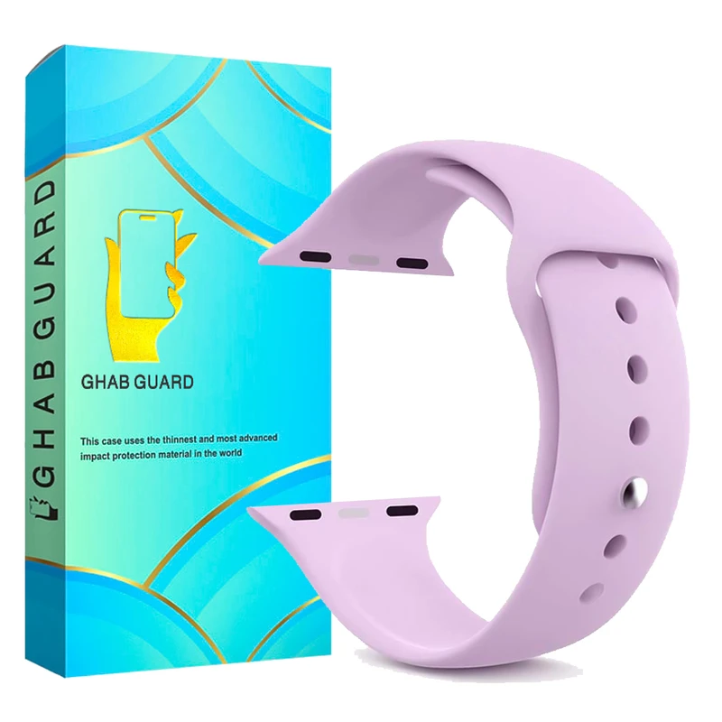 بند قاب گارد مدل BANDSILICONG مناسب برای اپل واچ Series 4 Aluminum / 5 Aluminum / 6 Aluminum 44 mm