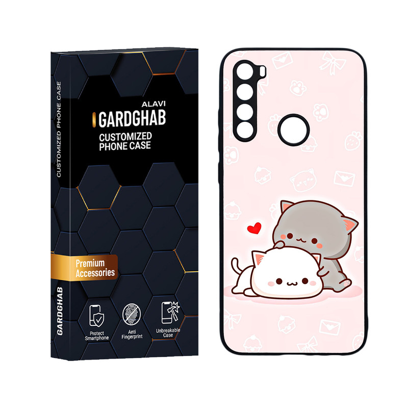 کاور گارد قاب علوی مدل دور ژله ای عاشقانه مناسب برای گوشی موبایل شیائومی Redmi Note 8