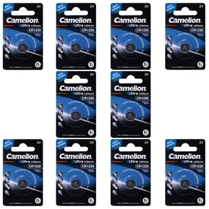 باتری سکه ای کملیون مدل CR-1220 بسته 10 عددی