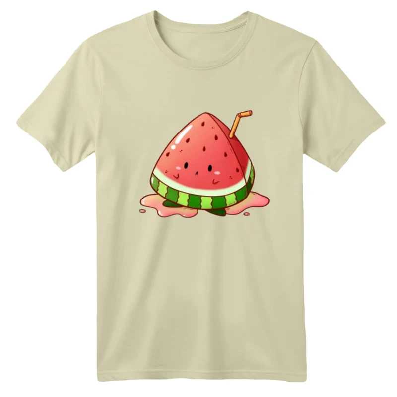 تی شرت آستین کوتاه بچگانه مدل هندوانه یلدایی کد 52