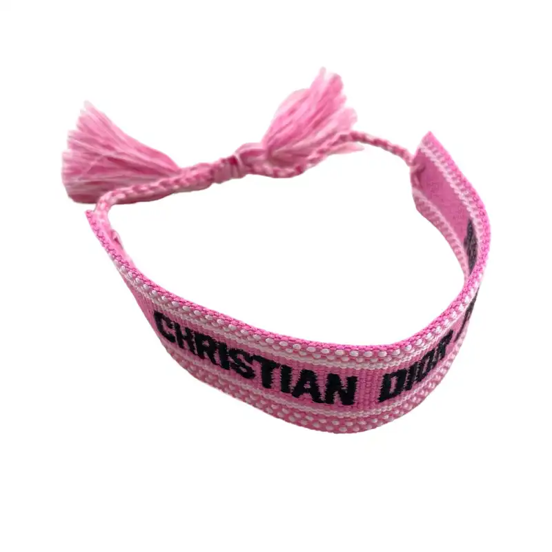 دستبند زنانه مدل پارچه نخی بافت کد B4384