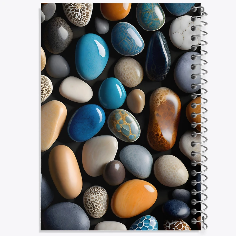 دفتر ژورنال نویسی 50 برگ خندالو مدل نقطه ای طرح پترن سنگ کد N5467