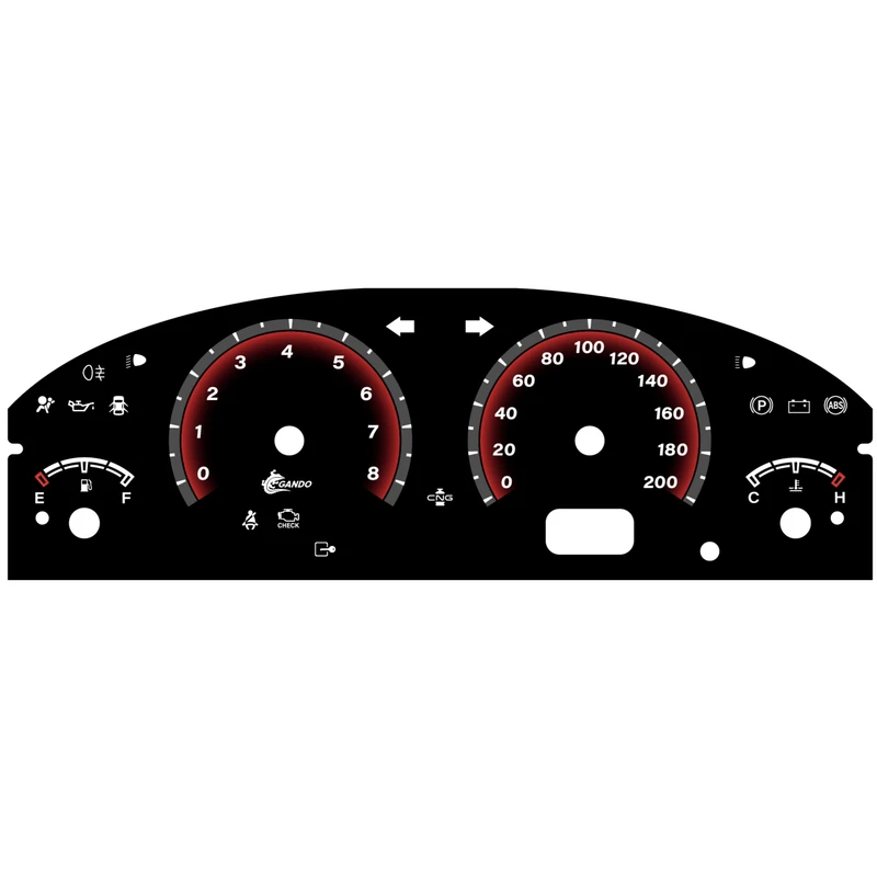 صفحه کیلومتر خودرو گاندو کد 04 مناسب برای پیکان وانت