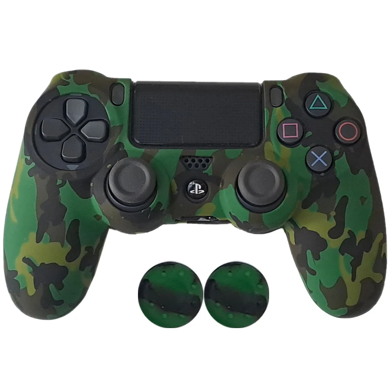 محافظ دسته پلی استیشن ۴ مدل ARMY PS4-424 ۴ به همراه روکش آنالوگ