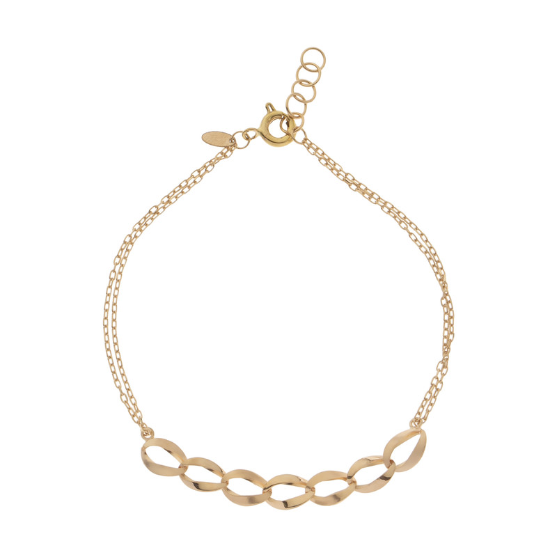 دستبند طلا 18 عیار زنانه کانیار گالری مدل B31