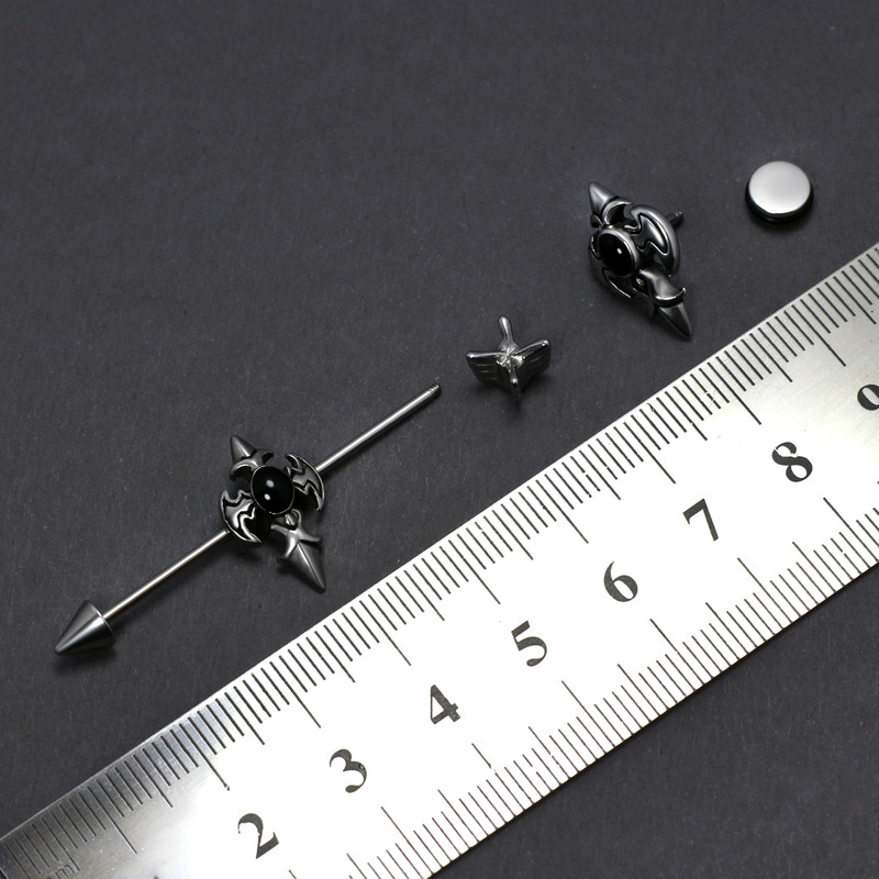 پیرسینگ گوش زنانه پایتخت مدل PS993 مجموعه دو عددی پیرسینگ گوش زنانه پایتخت مدل PS993 مجموعه دو عددی