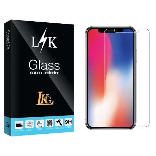 محافظ صفحه نمایش ال کا جی مدل LK Glass مناسب برای گوشی موبایل اپل iPhone X