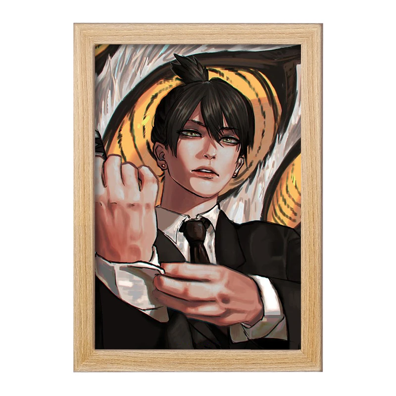 تابلو خندالو مدل هایاکاوا انیمه مرد اره ای Chainsaw Man  کد 17878