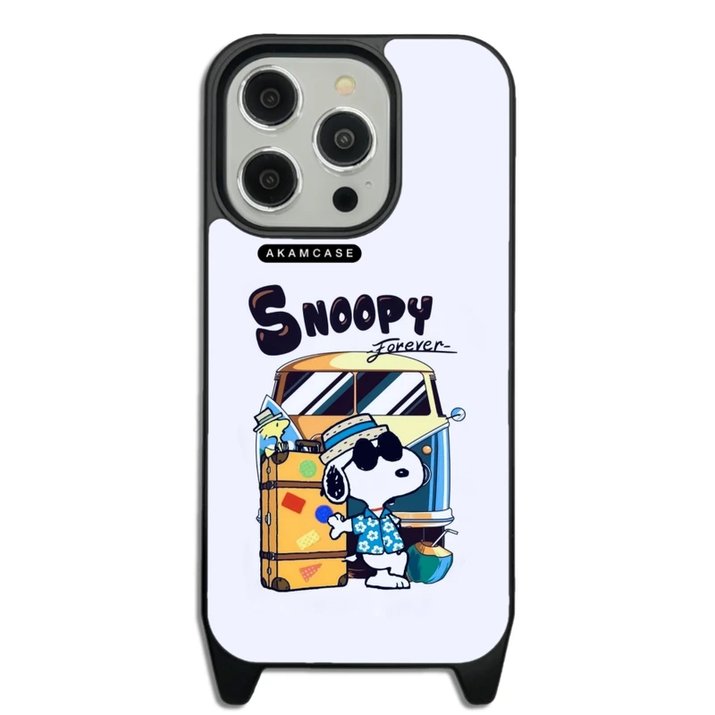 کاور آکام مدل AMCWLA15PRO-SNOOPY11 مناسب برای گوشی موبایل اپل iPhone 15 Pro
