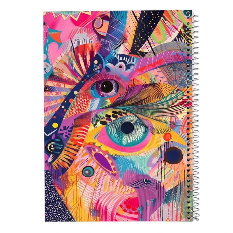 دفتر شطرنجی 50 برگ مدوپد طرح اشکال فانتزی کد DF16319