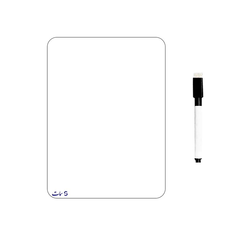 عکس شماره 2 : تخته وایت برد سمات مدل رو یخچالی طرح مغناطیسی انعطاف پذیر سایز 20×15 سانتی متر به همراه ماژیک