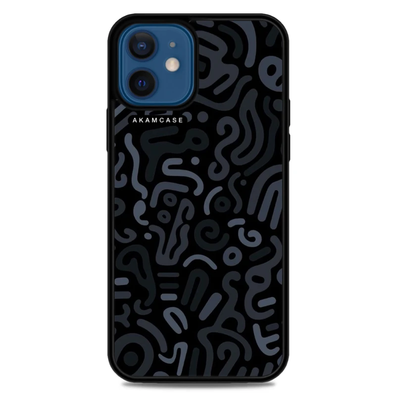 کاور آکام مدل AMC-WA12M-DOODLE12 مناسب برای گوشی موبایل اپل iPhone 12 Mini