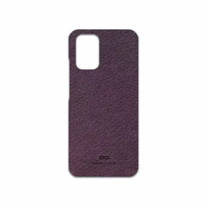 MAHOOT Purple-Leather Cover Sticker for Xiaomi Redmi Note 10s