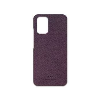 برچسب پوششی ماهوت مدل Purple-Leather مناسب برای گوشی موبایل شیائومی Redmi Note 10s