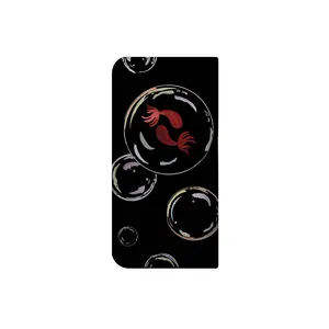 کیف پول چرمی ترمه طراحان ایده مدل حباب کد par015