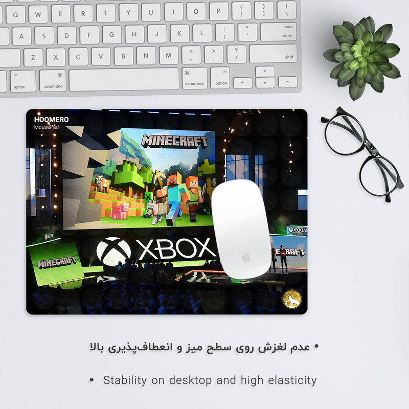 ماوس پد هومرو طرح بازی ماینکرفت مدل A2219 2