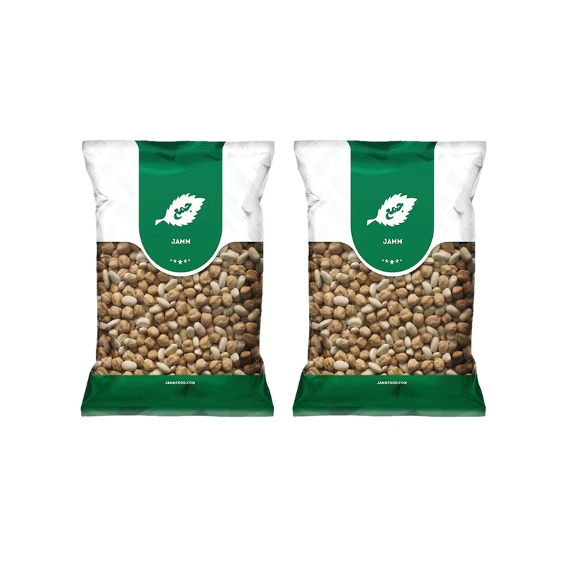 نخود و لوبیا جمع - 900 گرم بسته دو عددی