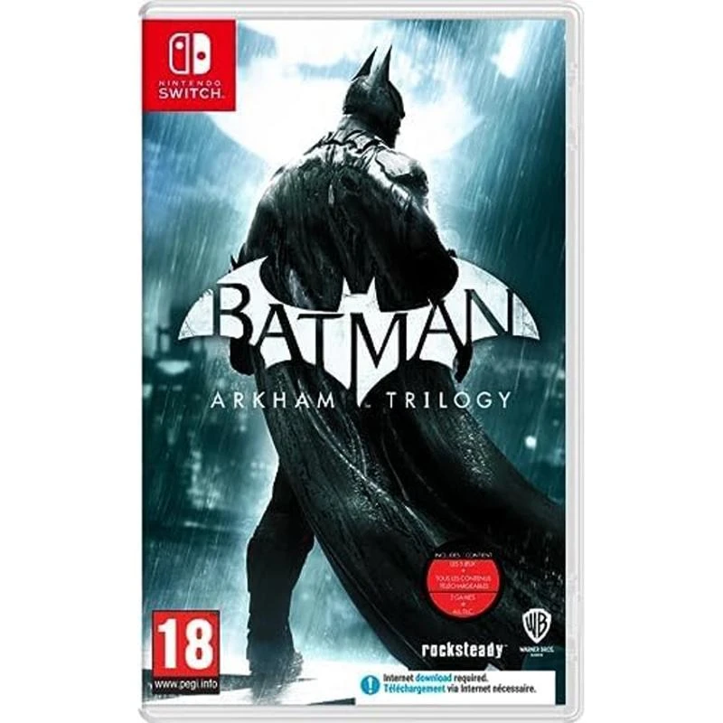 بازی Batman Arkham Trilogy نسخه استاندارد مخصوص Nintendo Switch