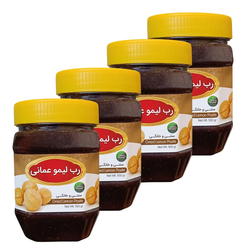 رب لیمو عمانی سنتی جالینوس - 450 گرم بسته 4 عددی
