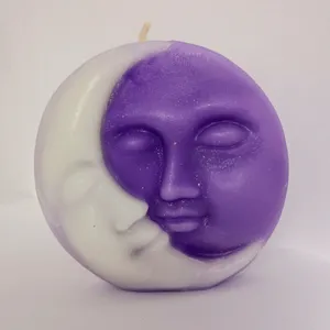 شمع دست ساز مدل ماه و خورشید 