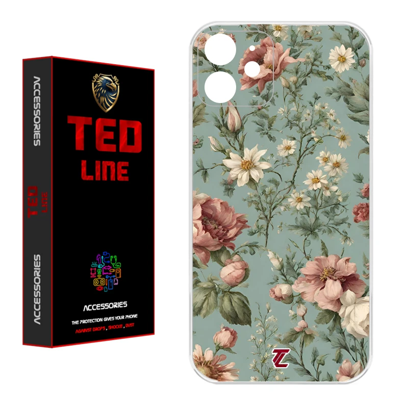 کاور تدلاین طرح گل کد 1152 مناسب برای گوشی موبایل اپل Iphone 12