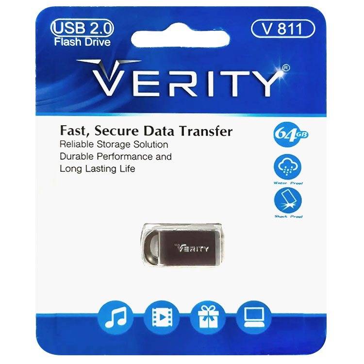 فلش مموری وریتی مدل V811 ظرفیت 64 گیگابایت