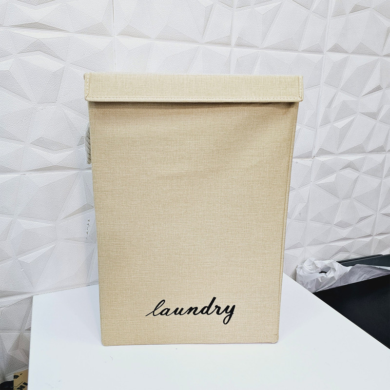 سبد لباس چرک مدل دسته کنفی درب دار