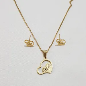 نیم ست زنانه مدل قلب لاو 3298