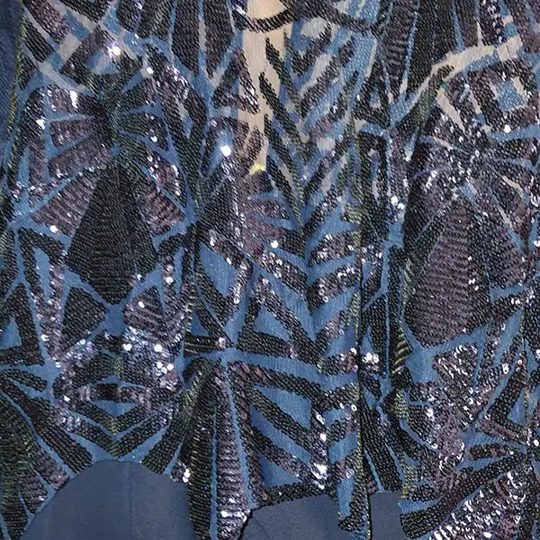 پیراهن زنانه مدل دو تکه تور و پولک