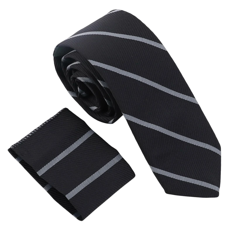 ست کراوات و دستمال جیب مردانه نسن مدل A6