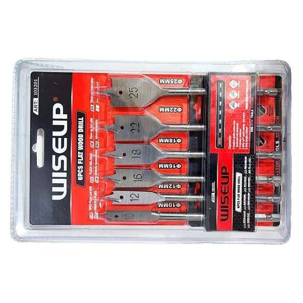 مته برگی ویزاپ مدل103201-W مجموعه 6 عددی مته برگی ویزاپ مدل103201-W مجموعه 6 عددی