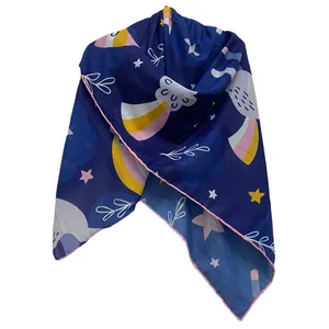 روسری دخترانه مدل نخی چهارفصل دست دوز کد 1381