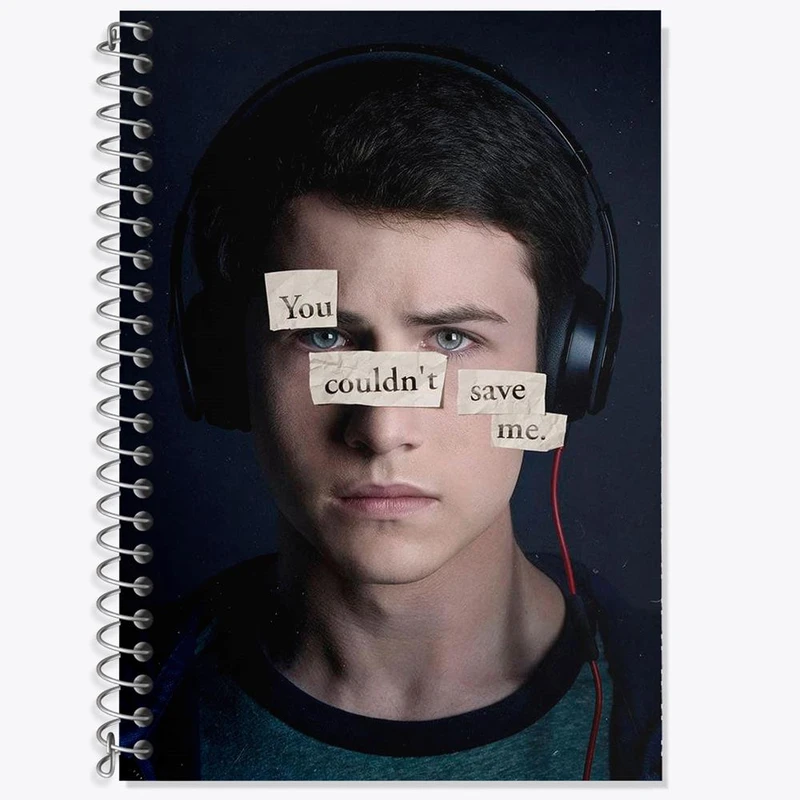 دفتر زبان 50 برگ خندالو مدل دو خط طرح کلی جانسن 13دلیل برای اینکه Reasons Why13 کد 20334