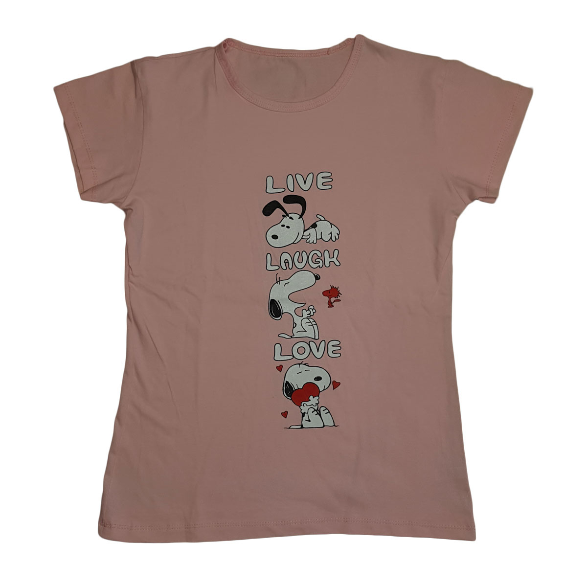 تی شرت آستین کوتاه دخترانه مدل LA 32