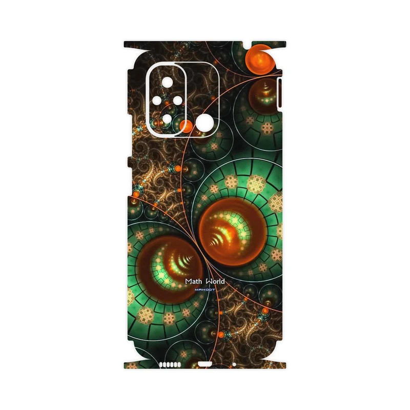 برچسب پوششی ماهوت مدل Mathematical Geometric Shape 3-FullSkin مناسب برای گوشی موبایل شیائومی Redmi 12C