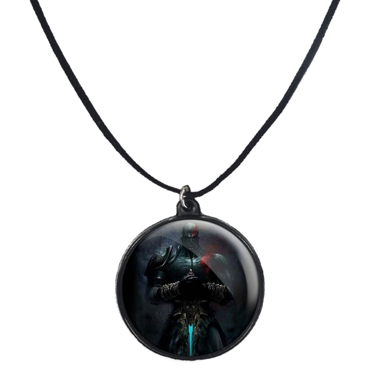 گردنبند پرمانه طرح خدای جنگ کد pmb.1716 مدل دو طرفه