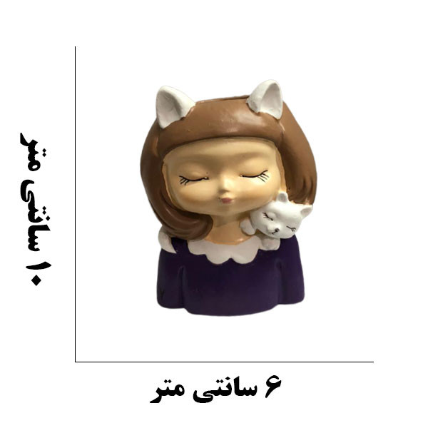 گلدان دکوری دنیا دکوری سرمد مدل فانتزی مجموعه 2 عددی