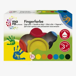 رنگ انگشتی مارابو مدل Fingerfarbe بسته ۶ عددی
