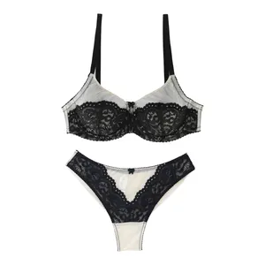 ست سوتین و شورت توری زنانه برتا مدل توری کد 2320SH