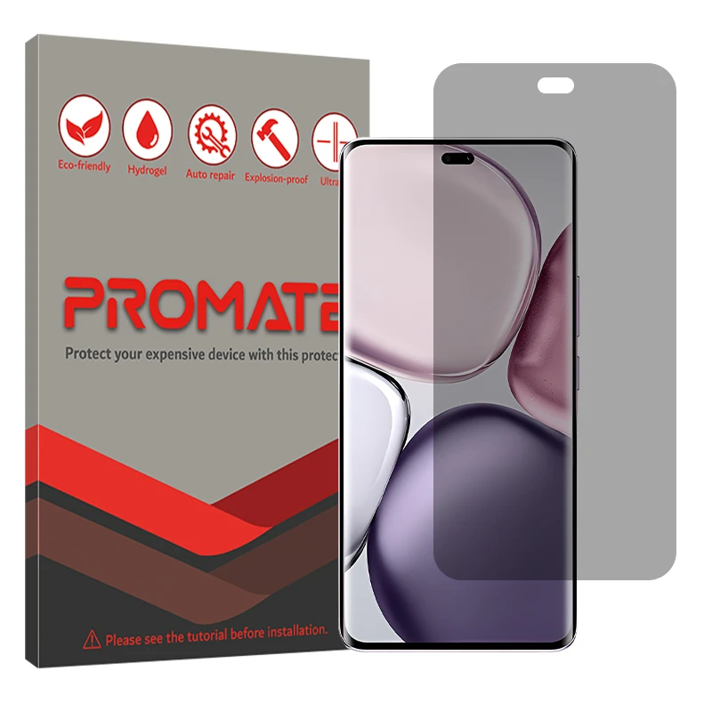 محافظ صفحه نمایش حریم شخصی پرومیت مدل هیدروژلی مناسب برای گوشی موبایل آنر X9c