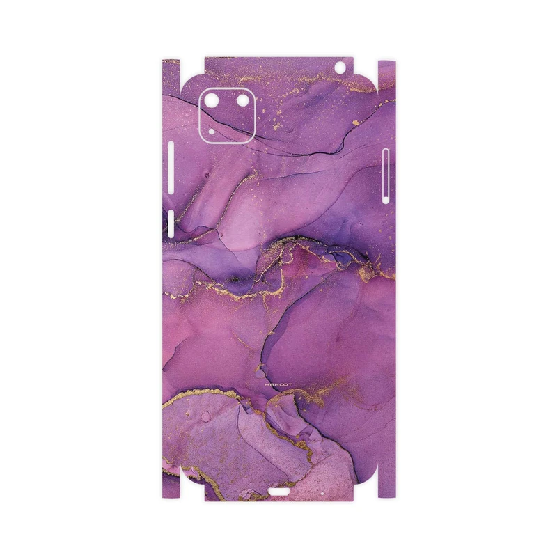 برچسب پوششی ماهوت مدل Purple Marble-FullSkin مناسب برای گوشی موبایل هوآوی Y5p