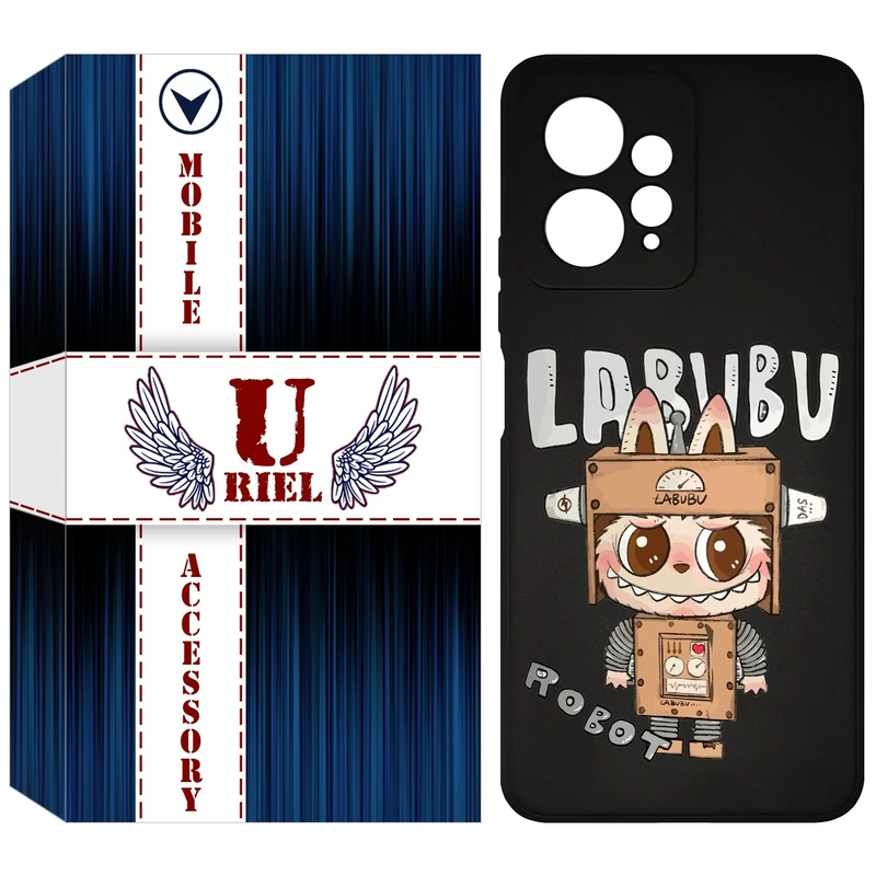 کاور یوریل مدل KSH کد 121 طرح عروسک لبوبو مناسب برای گوشی موبایل شیائومی Redmi Note 12 4G