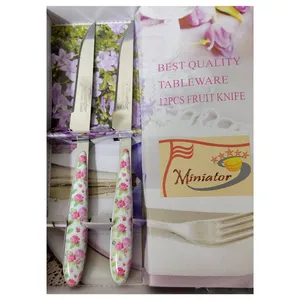     ست کارد میوه خوری 12 پارچه مینیاتور کد 117