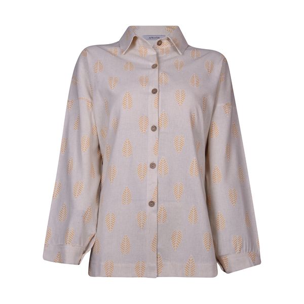 مانتو شومیزی زنانه افراتین مدل برگ کد 9614